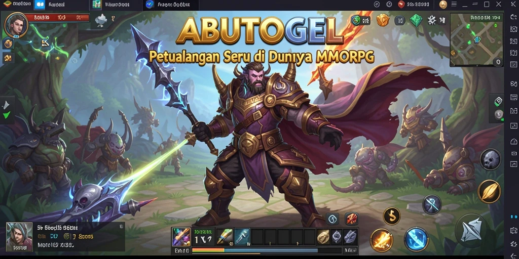 Screenshot gameplay ABUTOGEL menampilkan petualangan luar biasa di dunia MMORPG.