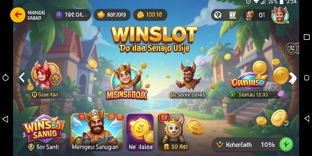 Tampilan seru gameplay <strong>WINSLOT</strong> dengan grafis yang memikat.