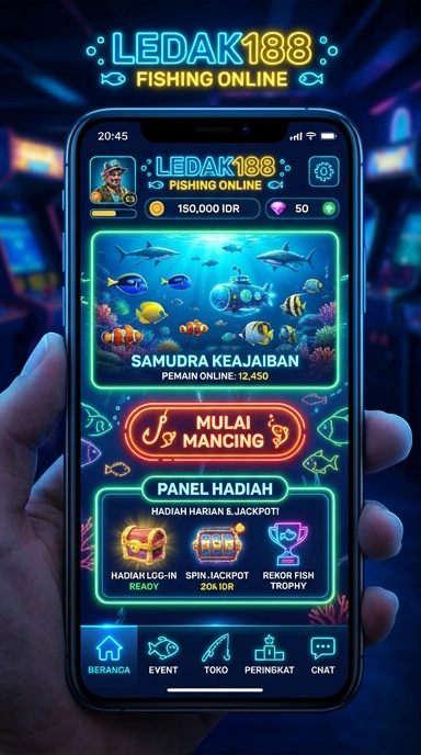Tampilan aplikasi ledak188 yang intuitive dan mudah digunakan.